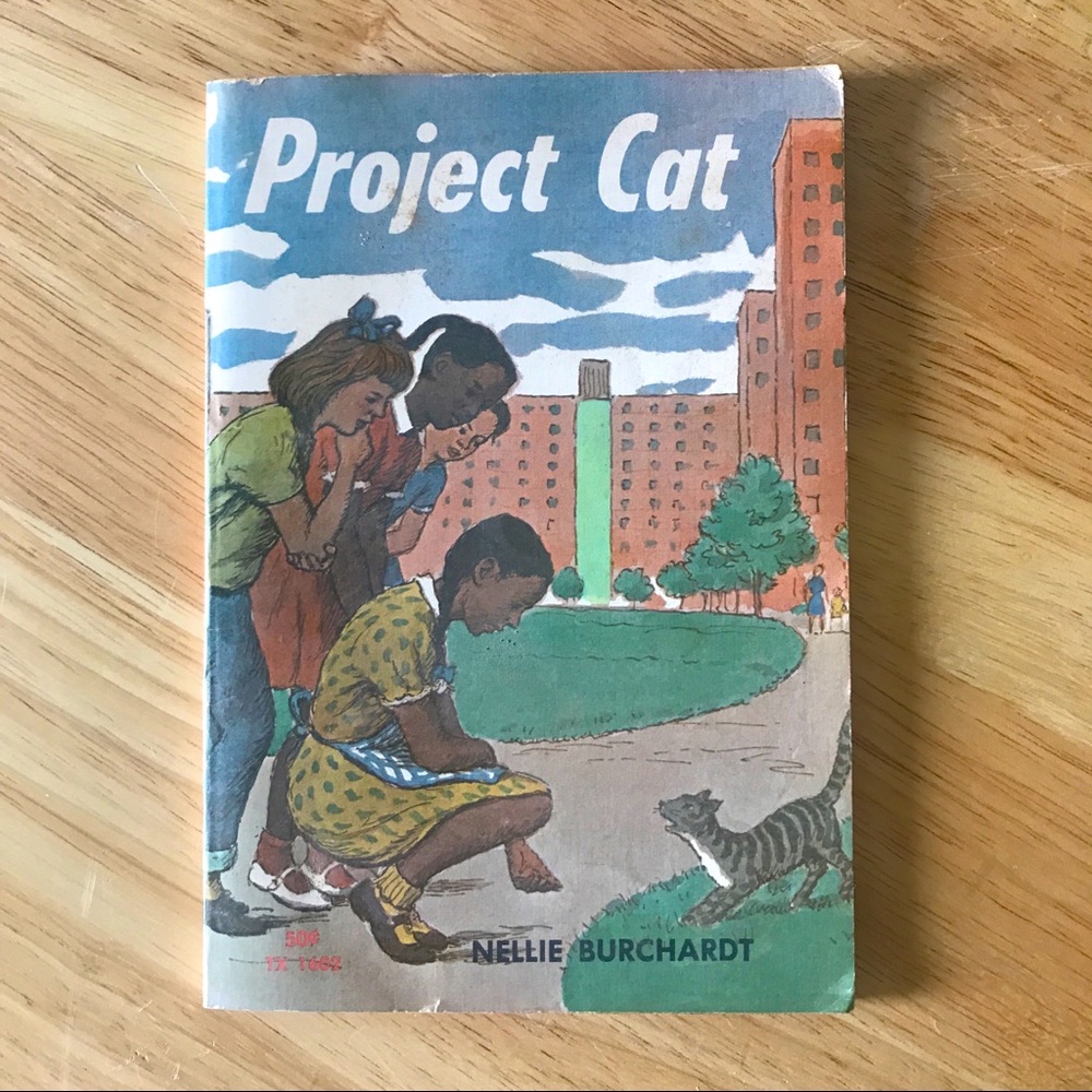 1969 Project Cat by Nellie Burchardt 2nd Printing Scholastic Softcover
